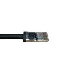 Kabel Patch Jaringan LAN Indoor EXC Bulk 1000ft 305m 4 Pasang Cat6/Cat8 SFTP 28AWG Kecepatan Tinggi dengan Konektor RJ45
