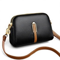 Sac à bandoulière minimaliste coréen pour femme, collection Printemps/Été 2025, avec porte-monnaie texturé, petit sac à bandoulière simple en polyester