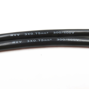 Cabo de Extensão Elétrico 18AWG com 3 Condutores de Cobre com Aterramento, Cabo Preto de 3 Núcleos RVV para Uso em Sistemas de Iluminação LED - Product Image 6