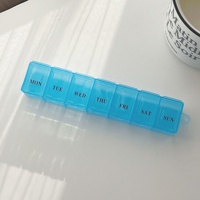 Oem aylık kutu Am Pm hap saklama kutusu için 7 gün Mini hap saklama kutusu ilaç kutusu/plastik 7 gün seyahat cep hap kutusu