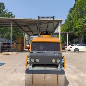 Compacteur à double tambour assis, petit rouleau de 1,5 tonne, modèle HT1500, à rayon de braquage court, moteur, vente directe usine - Product Image 5