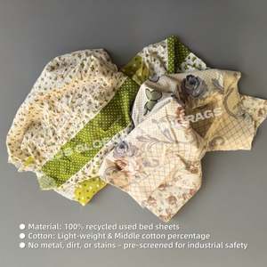 Trapos de algodón de colores, trapos de tela 100% algodón reciclado, trapos de lona de algodón industrial para uso marino y aéreo. - Product Image 4