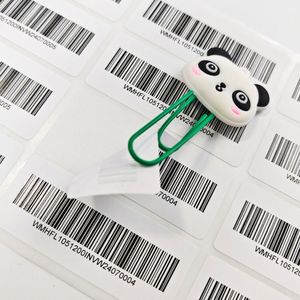 Tùy chỉnh in ấn nối tiếp số biến ngày A4 giấy mã vạch Maker Sticker nhãn mã vạch UPC mã Sticker cuộn giá - Product Image 3