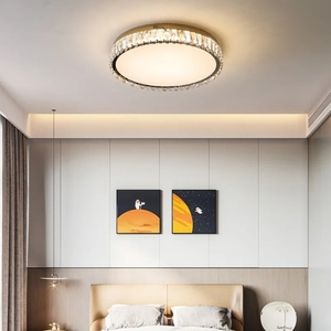 Zeal Lighting Panel de techo led moderno de cristal cuadrado redondo de alta calidad para sala de estar, diseño de luces - Product Image 2