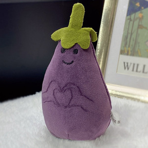 Simulation de légumes en peluche poupée sac à dos pendentif porte-clés oignon gingembre ail jouet nourriture jouer série mignon créatif drôle porte-clés - Product Image 3