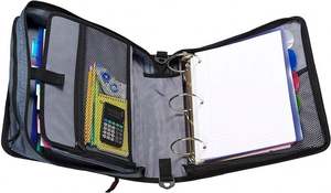 Free Sample BSCI Easy to Carry 3 <b>Ring</b> Zipper <b>Binder</b> for Girl & Boy 1 Inch 3 <b>Rings</b> <b>Binder</b> with Internal Pockets and Dividers - Product Image 3