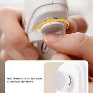 เครื่องตัดเล็บอัตโนมัติ 3 in 1 แบบชาร์จไฟได้ พร้อมความเร็ว 2 ระดับ และดีไซน์เก็บเศษเล็บ สำหรับเด็กทารก เด็ก และผู้ใหญ่ - Product Image 3