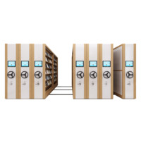 Système de classement mobile verrouillable au design moderne, compacteur commercial, rangement, armoire métallique pour archives, bureau, extérieur, école, entrepôt