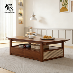 factory direct sale great price customized <b>large</b> stock ready to ship side table new design living room furniture wood tea table - Product Image 6