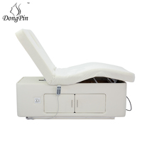 Table de massage électrique moderne chauffée pour spa, lit de beauté large pour salon, 2 moteurs de commande, pour salon, hôtel, usage extérieur