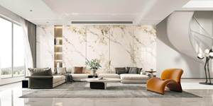 <span class=keywords><strong>Emerald</strong></span> <span class=keywords><strong>Isle</strong></span> Premium Wall Accents Diseño moderno Golden Laurel Royale Azulejo para interior para aplicación de Villa - Product Image 5
