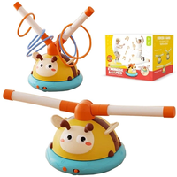 Jouet d'exercice pour abeilles 2-en-1 de haute qualité avec télécommande, jeux de bagues, jouet éducatif en plastique pour enfants, utilisation intérieure/extérieure