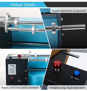 Machine à bulles de papier PaperEZ à vitesse réglable avec pédale, pré-coupée, pour coussinets de papier de bureau – Vente directe usine - Product Image 3