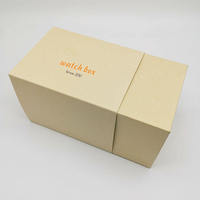 Meilleur prix Boîtes en papier kraft pour emballage Boîte cadeau de montre-bracelet de luxe pour hommes Boîte d'emballage en papier rigide pour montre