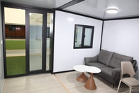 Maison conteneur extensible 20 pieds 40 pieds avec double aile pliable, structure renforcée, pour 3 chambres et 1 salle de bain
