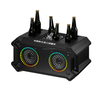 Enceinte Bluetooth portable 140W IPX7 avec lumières RGB, basses profondes, boombox d'extérieur