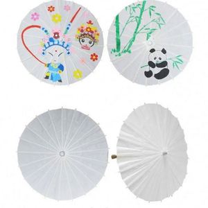 Creative Kids Cartoon Animal Chinese Vintage DIY Manual Oilpaper Umbrella Dance Props for Women Asian Zen Design Four Seasons - Product Image 2