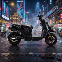 Scooter électrique Mino 3000W avec batterie au lithium, autonomie de 100 km, frein à disque double, amortisseurs arrière quadruples, idéal pour la livraison de nourriture
