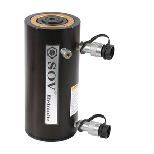 Gatos/cilindros hidráulicos de aluminio, serie RAR, 100 toneladas, 70MPa, peso ligero, doble acción - Product Image 2