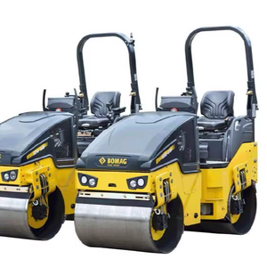 2024 yepyeni BOMAG BW120AD Mini yol silindiri ile yüksek kalite 5 Ton 22.9kw yeni kuengine Motor motoru çift davul Tandem silindir - Product Image 1