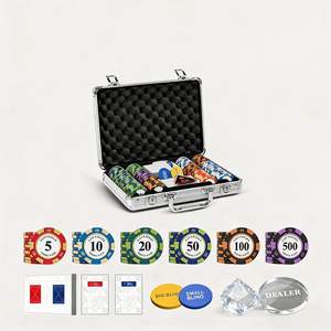 Lot de jetons de poker professionnels en gros <span class=keywords><strong>Monte</strong></span> <span class=keywords><strong>Carlo</strong></span>, jetons de casino en argile personnalisables 40 mm, valeur personnalisable, pour <span class=keywords><strong>salle</strong></span> de poker, 100 pièces - Product Image 4