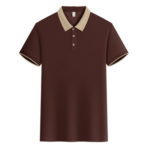 Camiseta Polo de Manga Corta Bordada Personalizada, Unisex, Color Sólido, Poliéster, Ropa de Trabajo, Uso Diario - Product Image 3