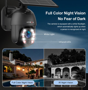 LS VISION Ubox App 5mp Zoom optique 10X Objectif motorisé simple 5-50mm 40m IR Vision nocturne Caméra <span class=keywords><strong>solaire</strong></span> PTZ 4G - Product Image 3