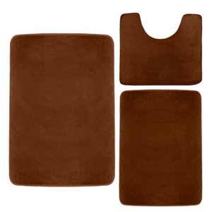 Ensemble de tapis de bain FIGOO au design moderne, 3 pièces, en polyester, antidérapant, absorbant, écologique, lavable en <span class=keywords><strong>machine</strong></span>, prix d'usine - Product Image 6