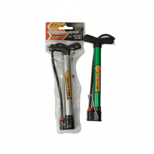 MNJ Air Pump 26701 Mini Hand Pump For Bicycle Tire Inflator With Gauge 1 Pcs - Product Image 2