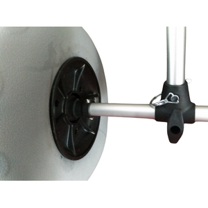 Chariot de kayak portable robuste en aluminium de haute qualité avec roues en PU de 12 pouces pour la plage - Product Image 4