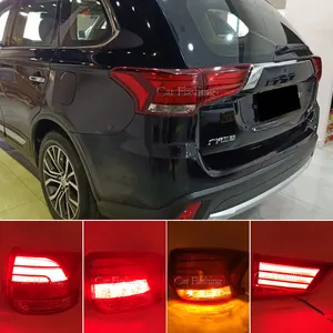 Luz trasera LED para coche, luz de advertencia de parachoques para Mitsubishi Outlander PHEV 2016 2017 2018, piezas de lámpara de freno interior y exterior