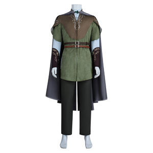 Disfraz de Legolas, conjunto completo, capa verde y marrón, chaleco, pantalones, disfraz de Halloween para hombre y adulto, película El Señor de los Anillos - Product Image 4