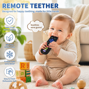 Jouet <span class=keywords><strong>de</strong></span> dentition pour bébé en silicone certifié CPC ASTM, sans BPA, <span class=keywords><strong>de</strong></span> qualité alimentaire, souple, à mâcher, vente en gros directe usine, personnalisable - Product Image 6