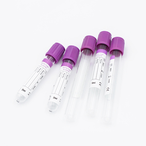 Tubo médico desechable <span class=keywords><strong>EDTA</strong></span> K2 <span class=keywords><strong>K3</strong></span> Tubo de extracción de sangre al vacío de PET o vidrio - Product Image 5