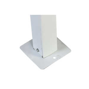 Pergola en acier et polyester 296x296x225cm Blanc - Product Image 1