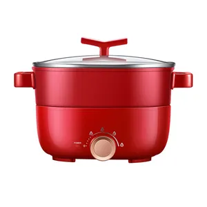 Gemakkelijk Schoon Te Maken Split Design Kookpot 3l Thuisgebruik Keuken Elektrische Hot Pot