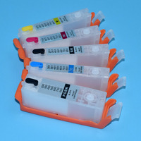BOMA - 5 Stück PGI-450 CLl-451 Leere Tintenpatronen mit ARC-Chip für Canon PIXMA MG5440 MG5540 MG5640 MG6340 MG6640 IX6840 IP8740