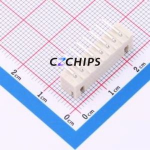BX-XH2.54-8PWZ-GW Wire-to-Board Pin Header Bent Lead Through Hole,P=2.5mm Connector 1x8P 2.5mm Right Angle Insert XH - Product Image 2