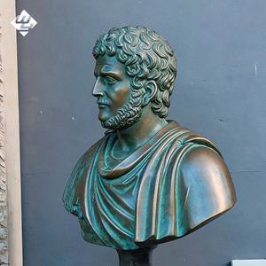 Sculture in Bronzo di <span class=keywords><strong>Apollo</strong></span> a Mezzo Busto, Grandi e Belle, Personalizzate, per Esterni, Arte Astratta Decorativa - Product Image 5