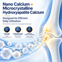 Capsules d'hydroxyapatite de calcium nano, vitamines D3 K2 MK7, marque privée OEM, complément alimentaire pour la nutrition osseuse, vente en gros, usine B2B