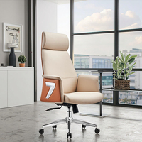 Chaise pivotante de direction à dossier haut de luxe Chaises de bureau ergonomiques