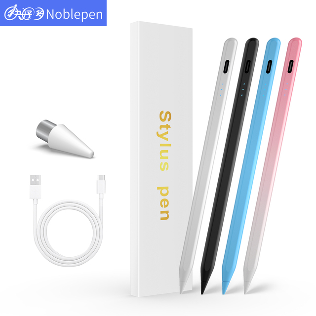 ODM/OEM Smart Metal Active Stylus Pencil Plastic Pen for Android Samsung for Apple iPad Touch Screen Laptop Tablet Use