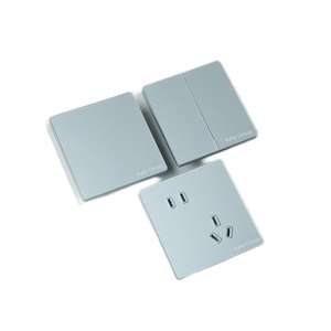 Interrupteur de lumière en verre de panneau d'ordinateur de luxe 86 de norme britannique 2 ensembles 1-Way 2-Way EU ménage bipolaire fait de matériel durable de PC - Product Image 5