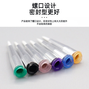 <b>Brush</b> Needle 6 Mm Pp Resin External Thread Chemical Glue Dispensing Tool With Screw In Base Standard Application - Product Image 5