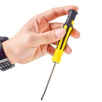Jeu de tournevis multifonctionnel 6-en-1 à aimant puissant pour usage industriel/DIY, embouts en acier au carbone zingué, personnalisable OEM pour la maison