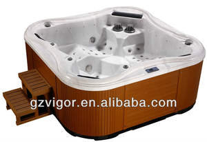 Usine de chine, bain à remous extérieur Spa avec jacuzzi Spa <span class=keywords><strong>pompe</strong></span> à <span class=keywords><strong>chaleur</strong></span> 5 personnes Spa extérieur système de Jet jacuzzi - Product Image 5