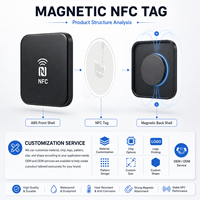 Etiqueta Magnética NFC Personalizada de 13.56 MHZ, Etiqueta de Chip NTAG213 NTAG215 NTAG216 Programable, Admite Alarma, Música, Horario, Gestión Diaria