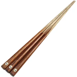 Farbfreier einteiliger Cue-Stick Asche Holz kleiner Kopf schwarz Achtfarbig Billardsaal Öffentlicher Stick 10 mm