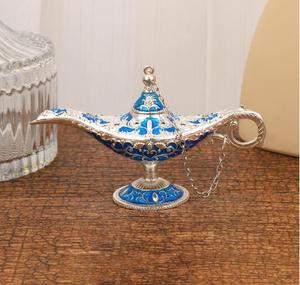 Petite lampe magique d'Aladdin lampe de souhaits décoration de la maison en métal ornements créatifs - Product Image 5