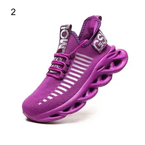 amazon hot selling printed sneakers Anti Odor running shoe jelly Loafer man shoes